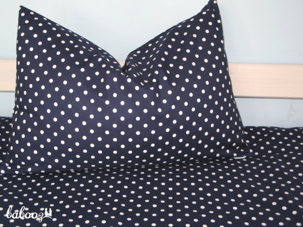 Kinderbettwäsche Polka Dots maritim