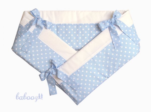 Nestchen Polka Dots blau:weiß