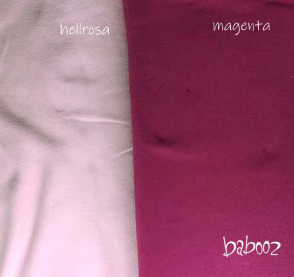 Baumwollfleece rosa / magenta