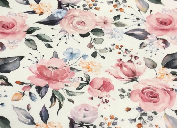 Jersey-Stoff Rosen